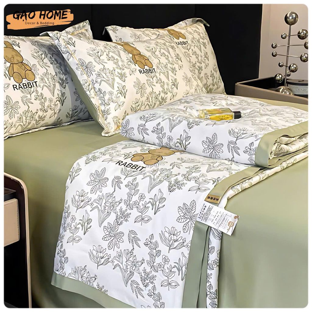  Cotton Lụa HOA VĂN - CHĂN HÈ CLH05 