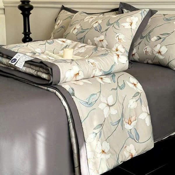  Cotton Lụa HOA VĂN - CHĂN HÈ CLH11 