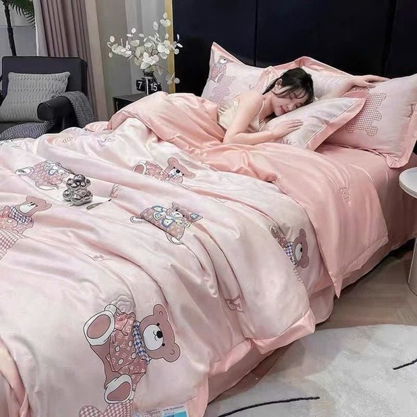  Cotton Lụa HOA VĂN - CHĂN HÈ CLH10 