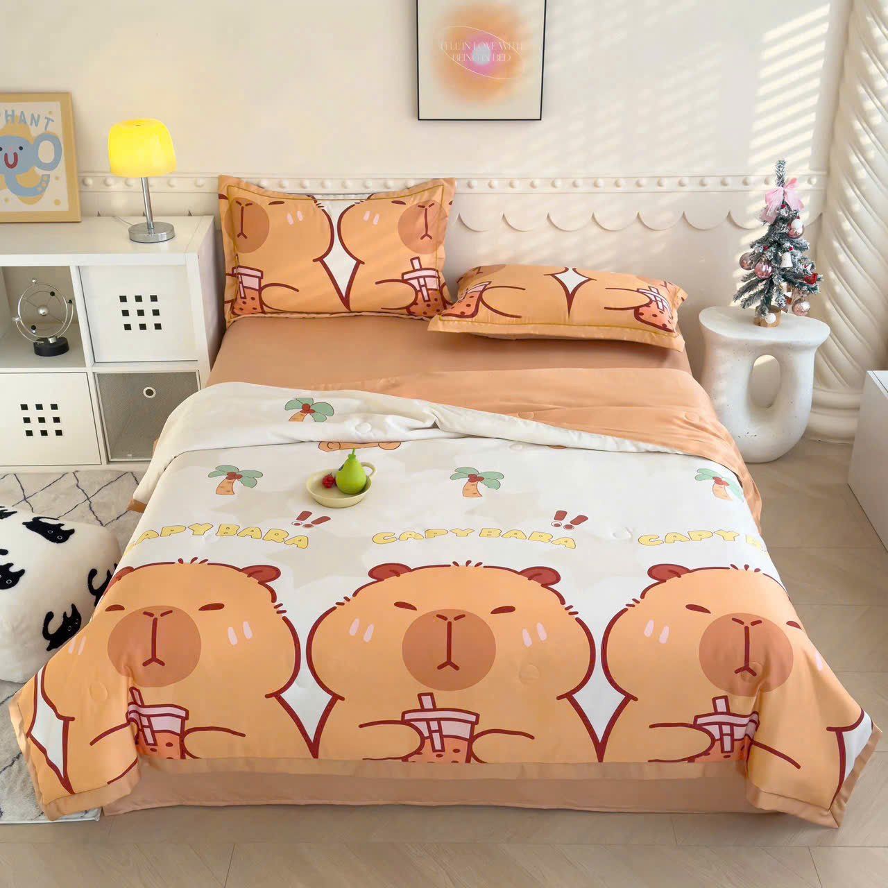  Cotton Lụa HOA VĂN - CHĂN HÈ CLH08 