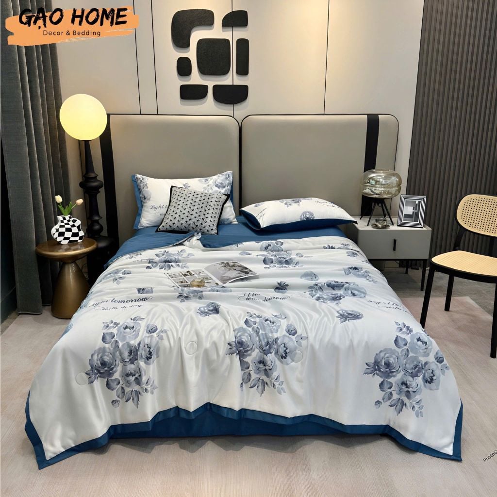  Cotton Lụa HOA VĂN - CHĂN HÈ CLH01 