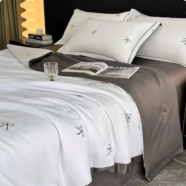  Cotton Lụa HOA VĂN - CHĂN HÈ CLH05 