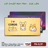 LÓT CHUỘT LỚN HÌNH GAME TRƠN 30x70