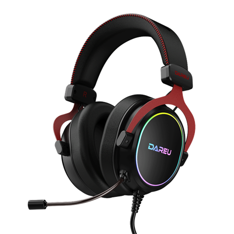 Tai nghe Dare-U Eh925L RGB 7.1 Black - Red Chuyên Game