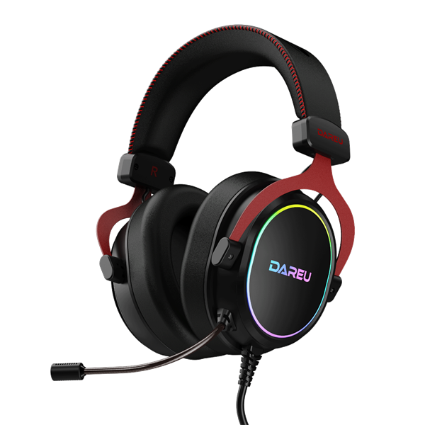Tai nghe Dare-U Eh925L RGB 7.1 Black - Red Chuyên Game