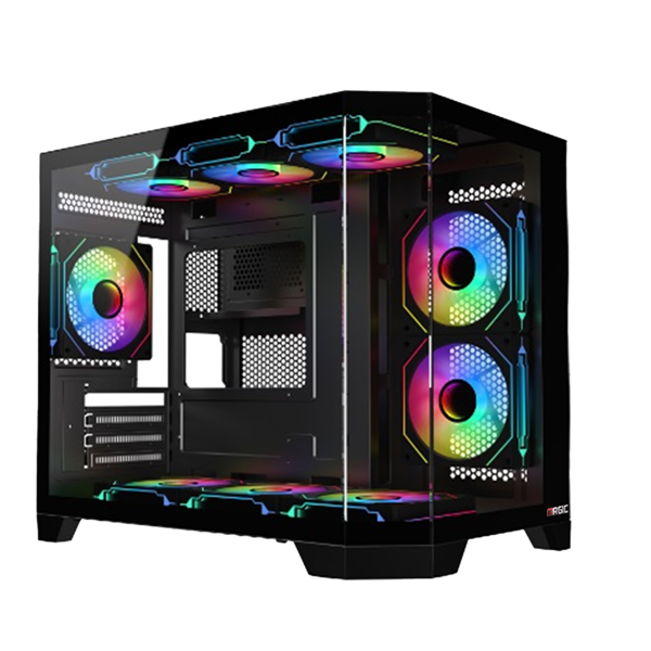 CASE MAGIC CUBI-M PRO BLACK (Full M-ATX - NO FAN)
