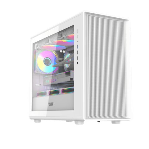 CASE DARKFLASH DB460M WHITE SẴN 4FAN