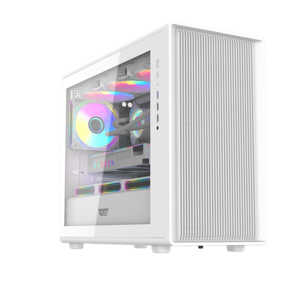 CASE DARKFLASH DB460M WHITE SẴN 4FAN