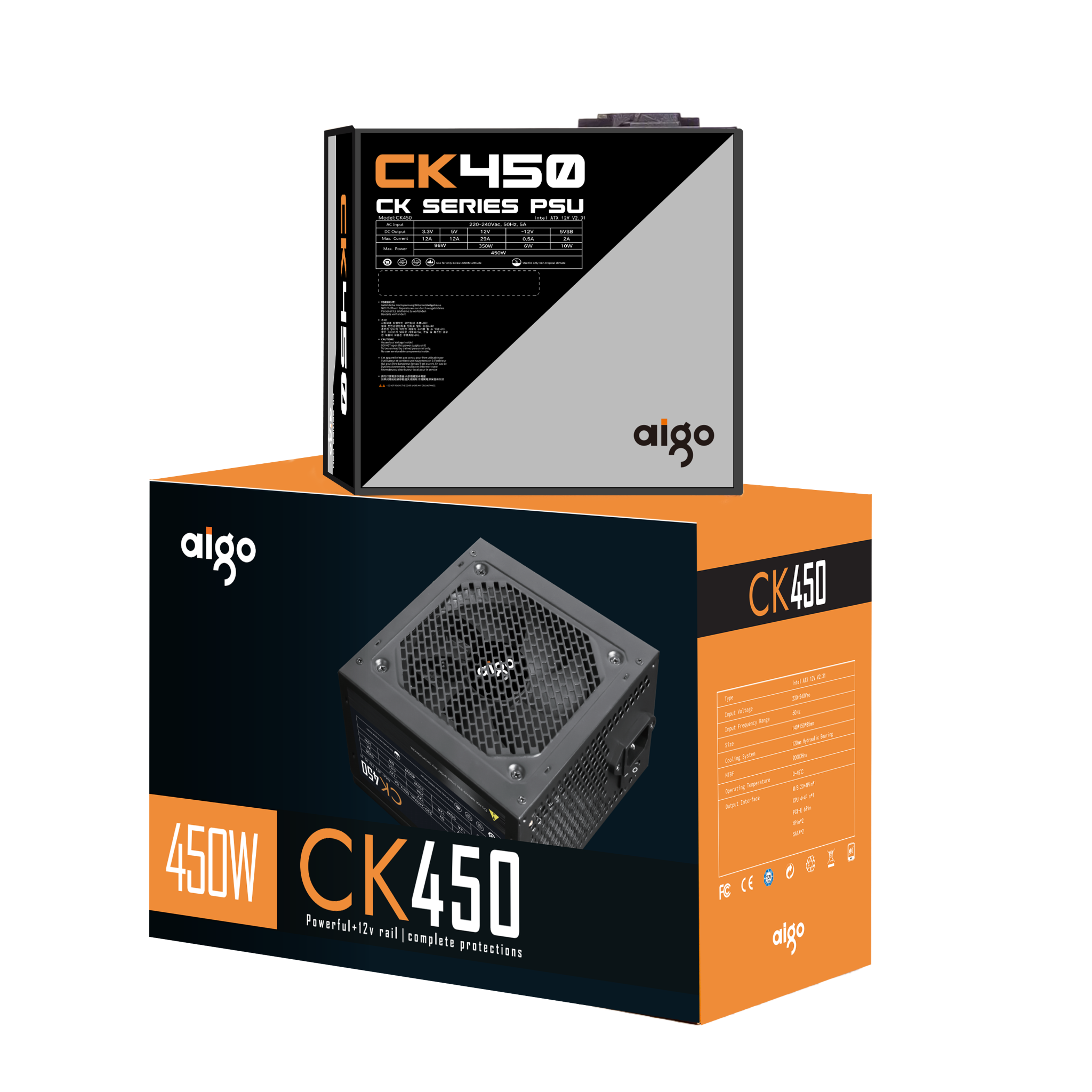 NGUỒN AIGO CK450 450W