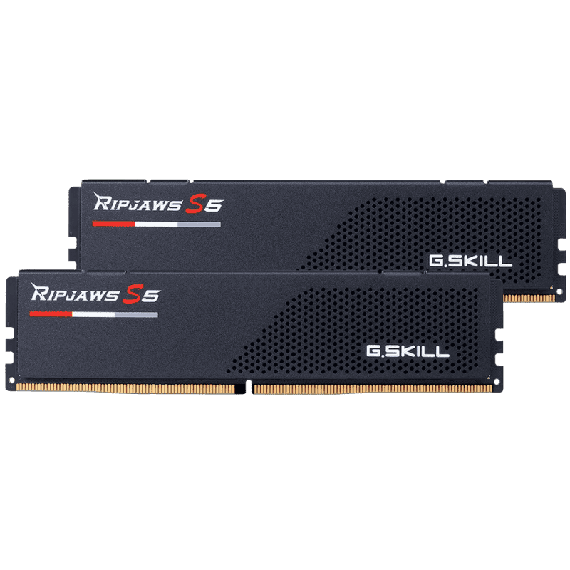 RAM GSkill Ripjaws S5 16GB 6000MHz DDR5 - Tản thép (Black)