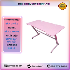 Bàn Chữ Z Hồng Mặt Gỗ Hồng - Z003
