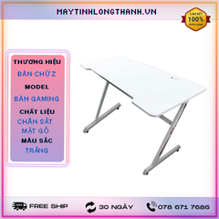 Bàn Chữ Z Trắng Mặt Gỗ Trắng- Z003