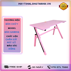BÀN CHỮ Y (TRẮNG) MẶT GỖ HỒNG (KIỂU)