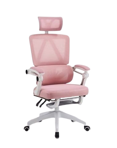 Ghế công thái học CTH 899 Hồng Có Tựa Đầu + Gác Chân
