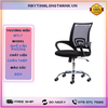Ghế Văn Phòng Chân Xoay Lưng Thấp