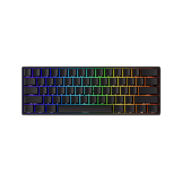 Bàn phím Cơ Không Dây MonsGeek FUN60 Max SP Black Glare Magnetic Switches (Tri-mode) 8K in 2.4G