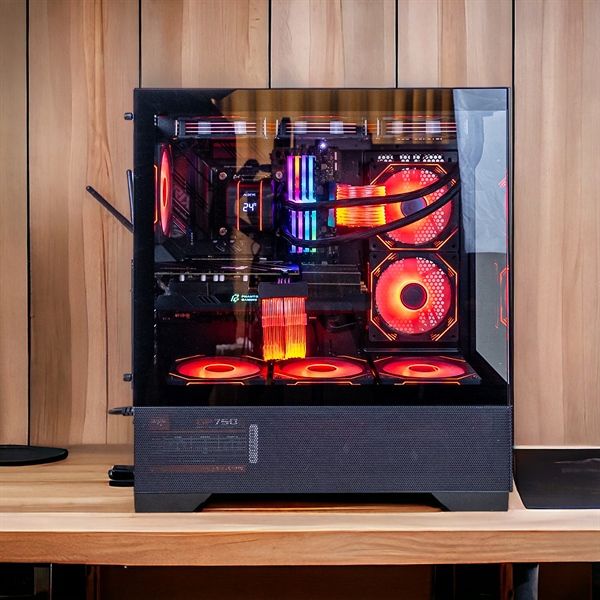 CASE MAGIC MIX FULL TOWER 2 Mặt Kính WHITE / BLACK (E-ATX) (NO FAN)