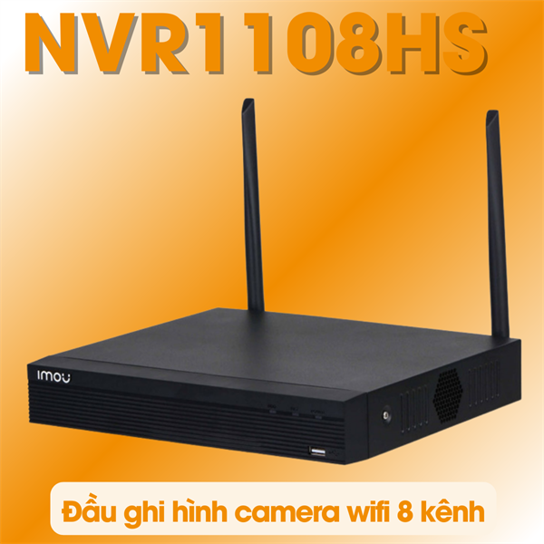 đầu ghi hình wifi Imou 8 kênh NVR1108HS-W-S2