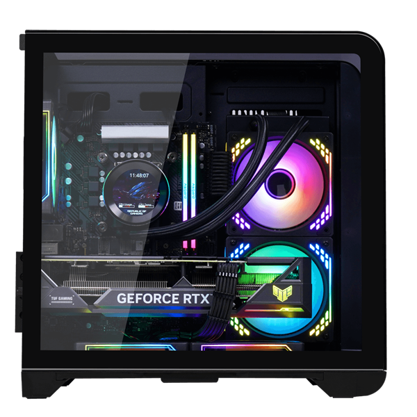 CASE MIK BARBATOS M BLACK ( NO FAN)