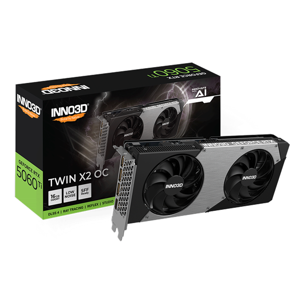 VGA INNO3D GeForce RTX™ 5060 Ti 16GB TWIN X2 OC