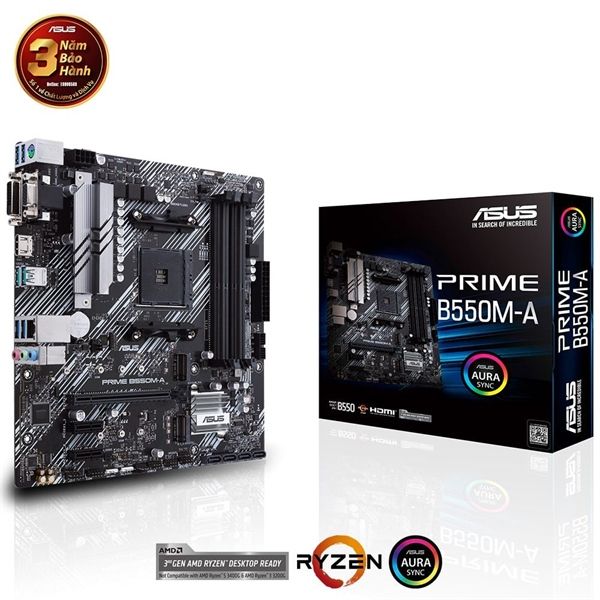 Mainboard ASUS PRIME B550M-A II WIFI ( DVI, VGA, HDMI, M.2)