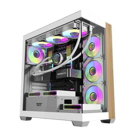 CASE DARKFLASH DS900W WHITE (ATX AIO 360mm)