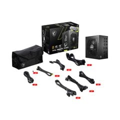 Nguồn MSI MAG A850GL PCIE5 (850W, ATX, 80 Plus Gold, Full Modular)