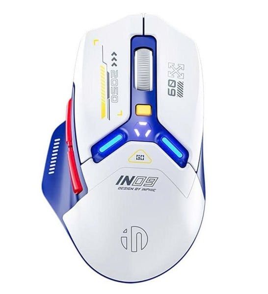 CHUỘT GAMING INPHIC IN9 Xanh | 3 mode, 10000 DPI