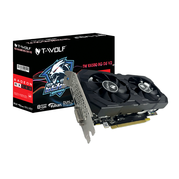 VGA T-WOLF TW-RX580 8GB GDDR5 256bit BH 2 NĂM