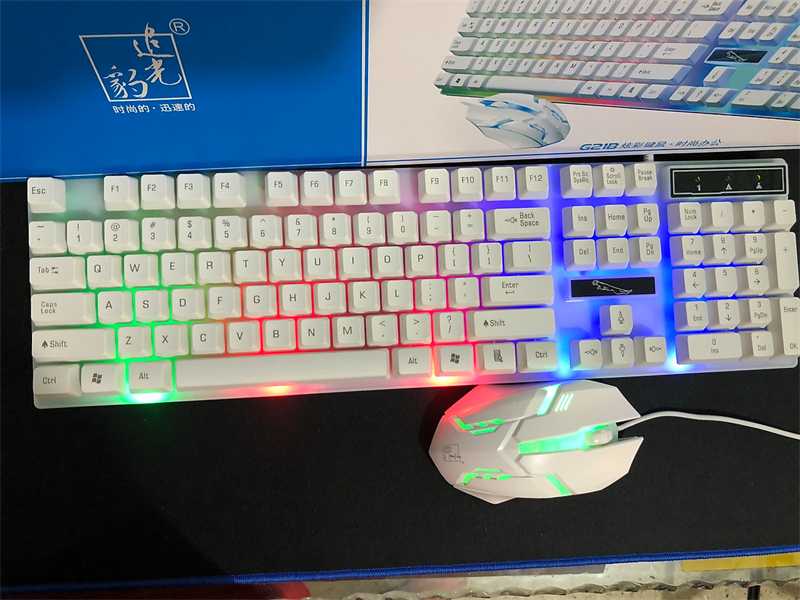 Combo bàn phím chuột G21B (Trắng )