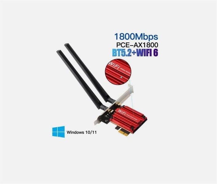 CARD PCE-AX1800S wifi card Bluetooth 5.2