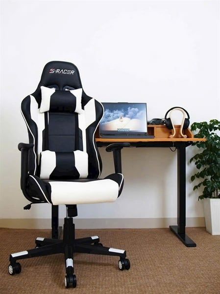 GHẾ GAMING VRACER MÀU TRẮNG
