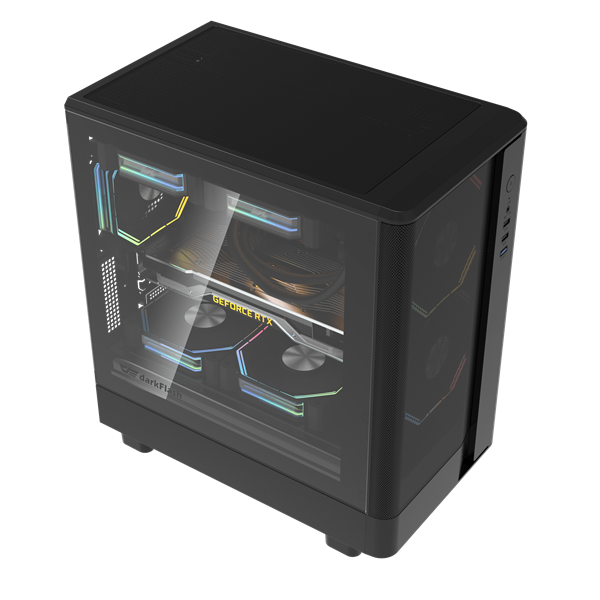 CASE DARKFLASH DB330M BLACK MESH