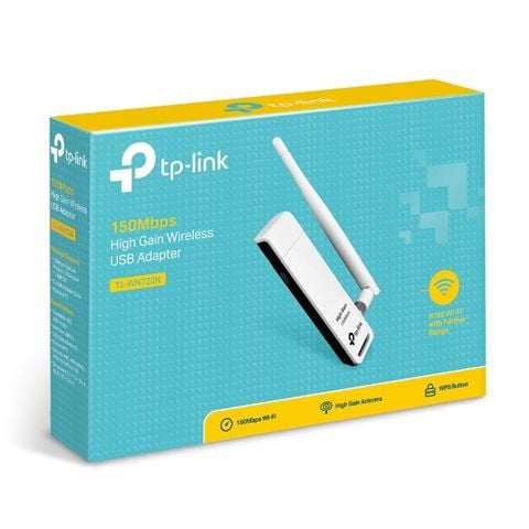 USB THU WIFI TPLINK TL-WN722N (có angten 150m)