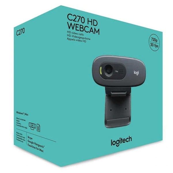 WEBCAM LOGITECH C270 HD 720p 30fps