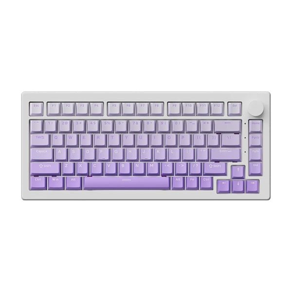 BÀN PHÍM CƠ KHÔNG DÂY AKKO 5075 V3 WHITE - PURPLE
