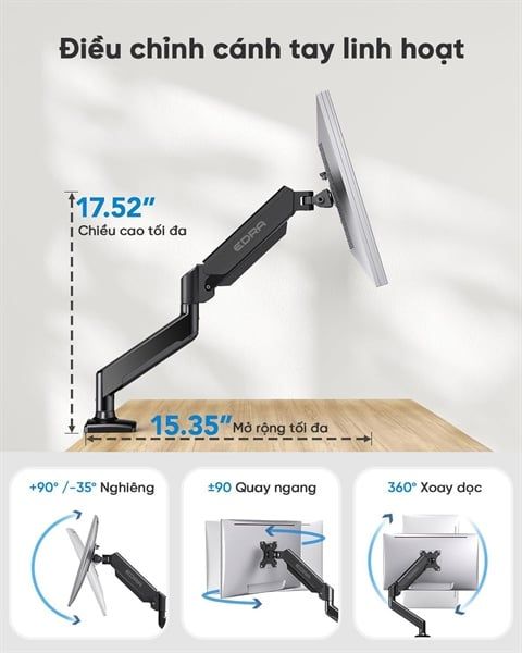 GIÁ TREO MÀN HÌNH E-DRA EMA7302