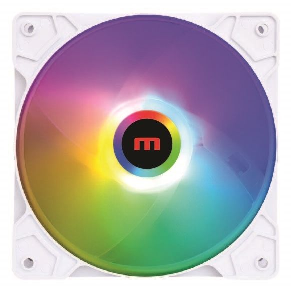 FAN CASE MAGIC FC-01 RGB WHITE 12CM
