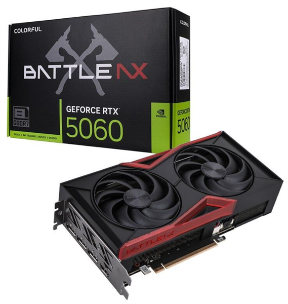 VGA Colorful RTX 5060 GAMING DUO 8GB-V 8GB GDDR7
