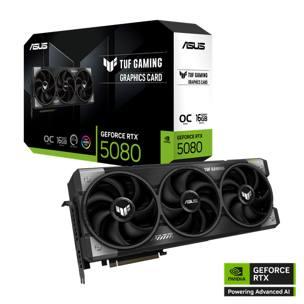 VGA ASUS TUF Gaming GeForce RTX™ 5080 16GB GDDR7 OC Edition