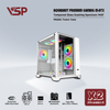 Thùng máy Case Aquanaut Pro Gaming M-ATX X2 Galaxy | Mid Tower, ATX (Hồng - Đen - Trắng)