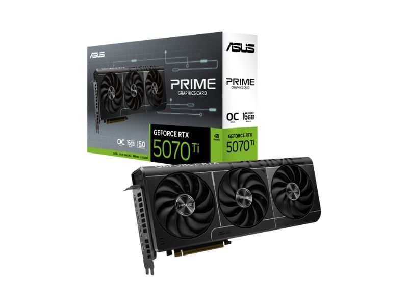 VGA Asus Prime RTX 5070 Ti 16GB GDDR7 OC (PRIME-RTX5070TI-O16G)