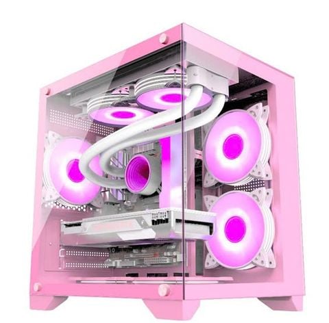 VỎ CASE EMASTER ECG985P HỒNG (No Fan)