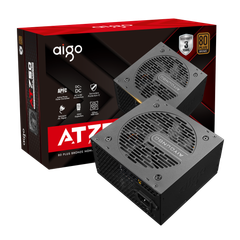 NGUỒN AIGO MODEL AT750 750W, APFC, DC TO DC 80 PLUS BRONZE