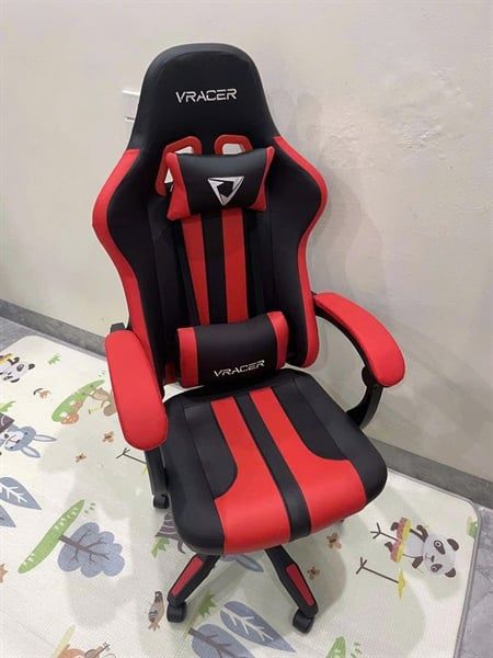GHẾ GAMING VRACER MÀU ĐỎ ĐEN