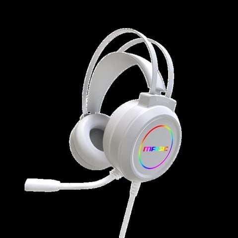 TAI NGHE MAGIC HG-01 TRẮNG USB LED