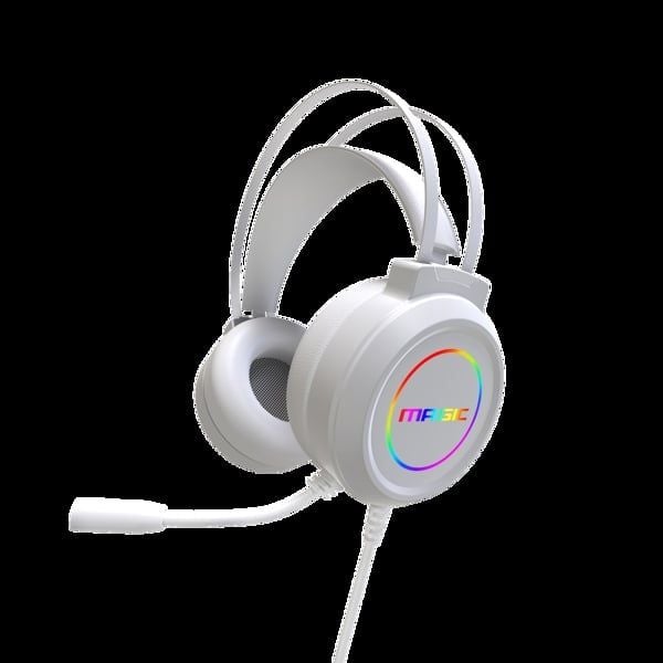 TAI NGHE MAGIC HG-01 TRẮNG USB LED