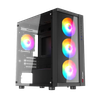 CASE MAGIC GM-01 GLASS CÓ SẮN 4 FAN (MATX)