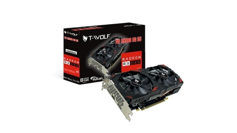 VGA T-WOLF TW-RX580 8GB GDDR5 256bit BH 2 NĂM