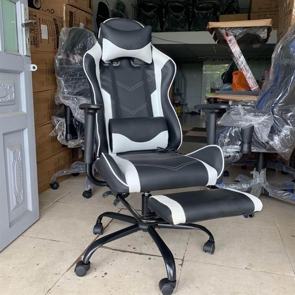 GHẾ GAMING CHÂN XOAY RC7188 MÃ Trắng